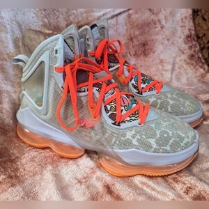LeBron James Nike 19 Fast Food XIX Sneakers Men Size 8